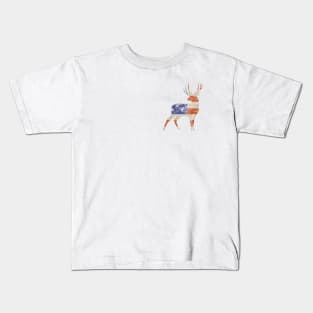 Patriotic Deer Logo Kids T-Shirt